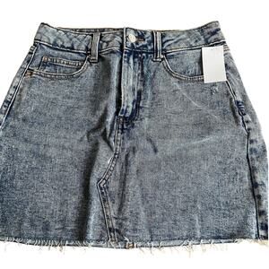 Wild Fable Women's Medium Wash 5 Pocket Denim Mini Skirt - Size 4 - NWOT